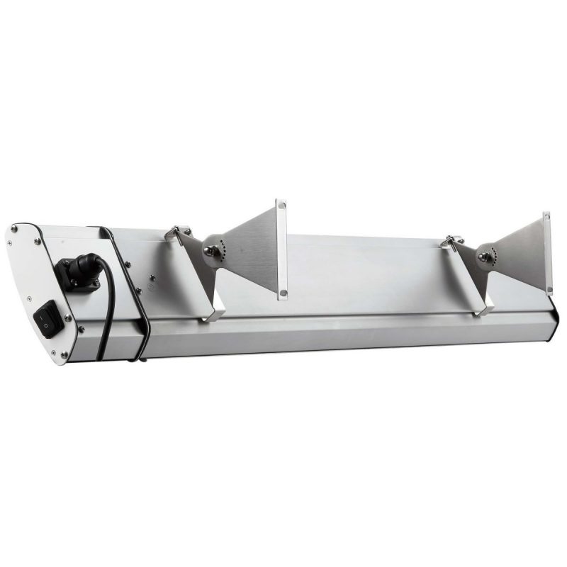 Sined Calor Blanco 2400 Radiador Infrarrojo De Pared Con Potencia 2400w Blanco Sin Emisión De Luz Elemento Calefactor De Aleación De Aluminio Extruido Revestimiento Cerámico Mando a Distancia Ip65 - Imagen 3