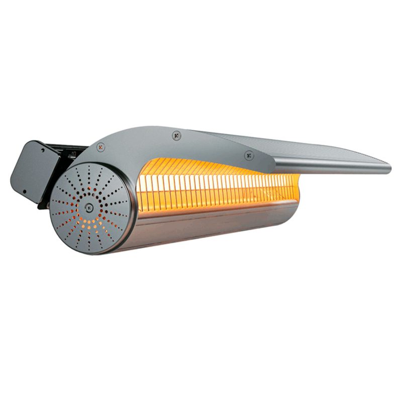 Mpc Estepona 2000w Calefactor De Pared Reflectante Con Mando a Distancia 2000w Gris Con Mando a Distancia Tambien Excelente Como Difusor De Calor De Pared Protegido Contra Chorros De Agua Ip65