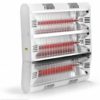 Calentador Infrarrojo Ira Moel Hathor Low Glare 6000w Trifásico Con Bajo Impacto Lumínico Lámpara De Calentamiento Para Almacenes y Exteriores Ip55 Cobertura De 16 a 20 Metros Cuadrados