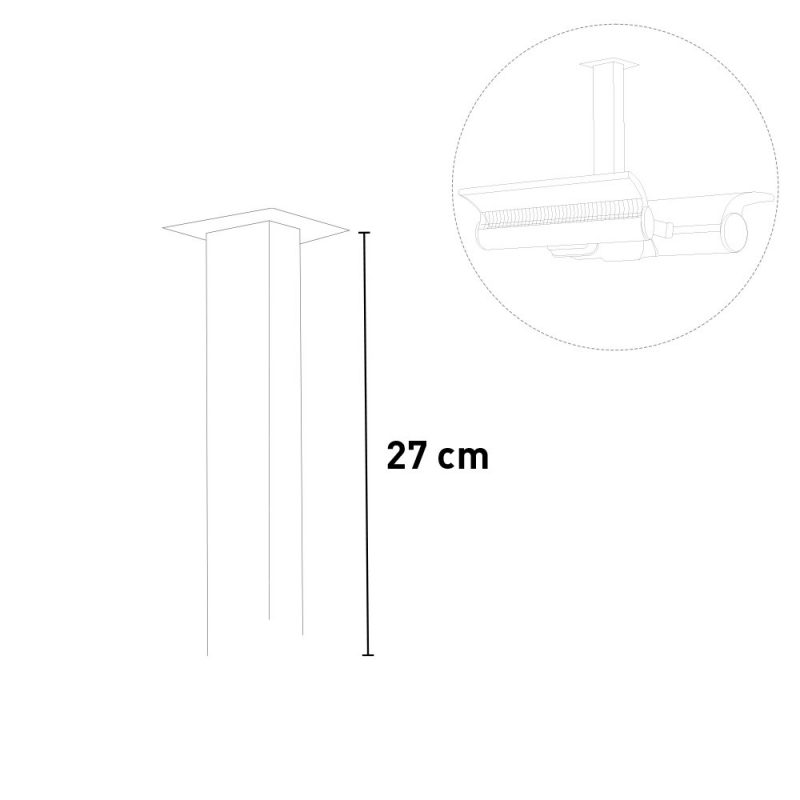 Soportes De Montaje En Techo Sined Para Calefactores De Pared No Incluidos Los Soportes De Fácil Montaje Fijan Un Par De Calefactores Para Una Instalación Rápida y Sin Complicaciones - Imagen 5