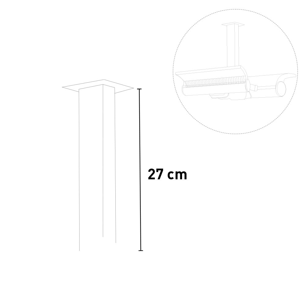 Soportes De Montaje En Techo Sined Para Calefactores De Pared No Incluidos Los Soportes De Fácil Montaje Fijan Un Par De Calefactores Para Una Instalación Rápida y Sin Complicaciones - Imagen 5