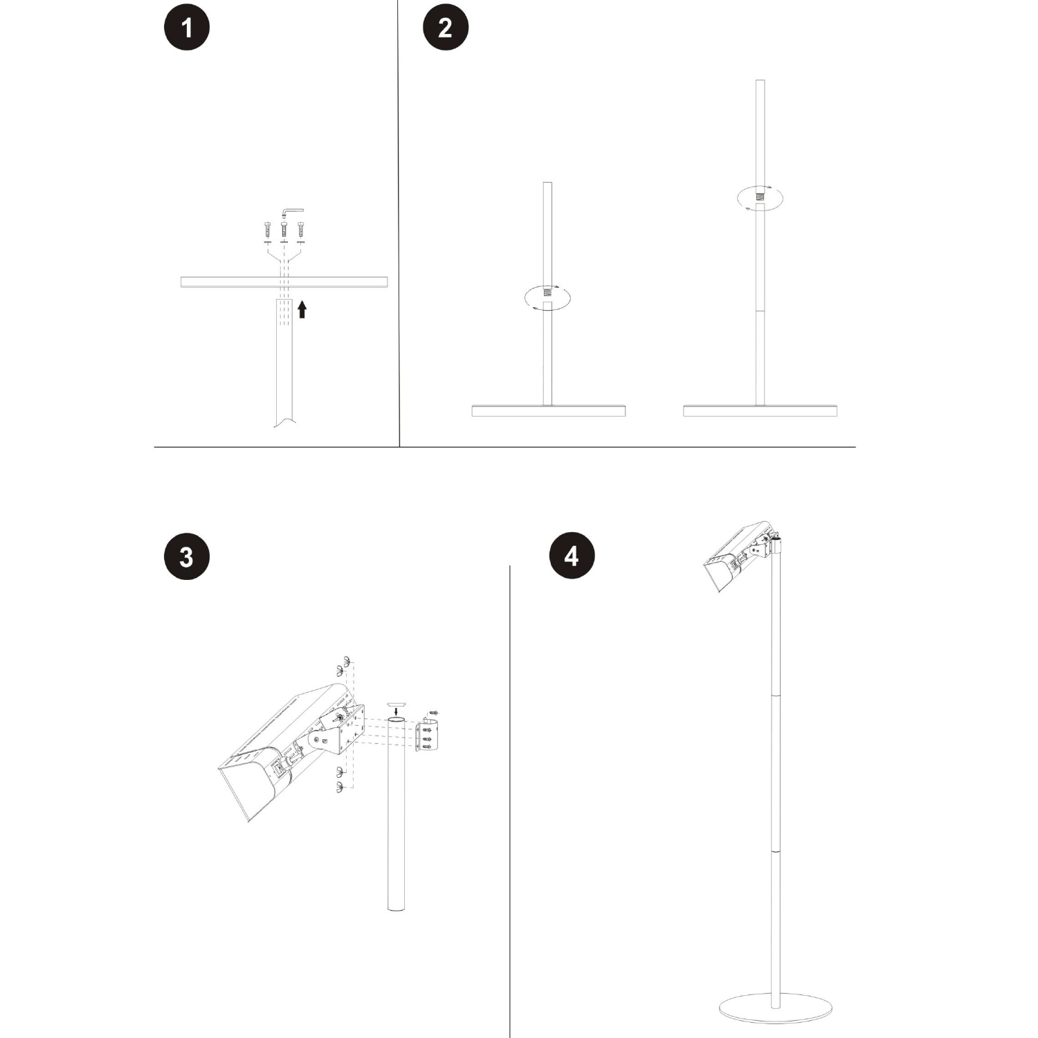 Sined Calentador De Pie Soporte De Suelo Para Calentadores De Infrarrojos De Plata Para El Montaje De 2 Almohadillas De Calefacción Por Infrarrojos o 1 Hotglass Sólo o Hotirb - Imagen 7